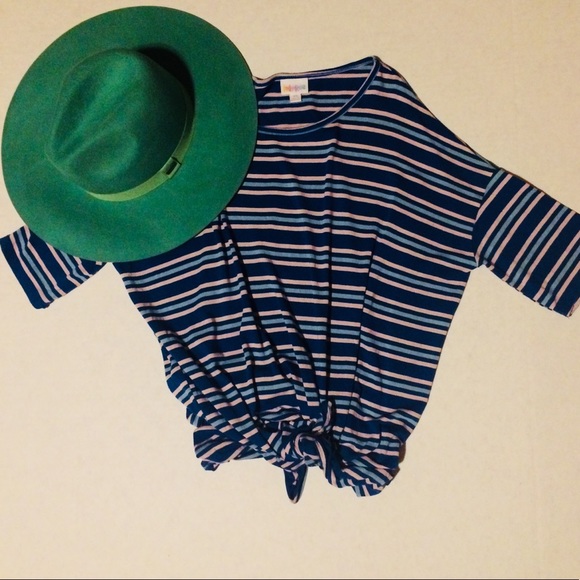 LuLaRoe Tops - SOLD Lularoe Ocean tones Irma Blouse SZ XS Extra